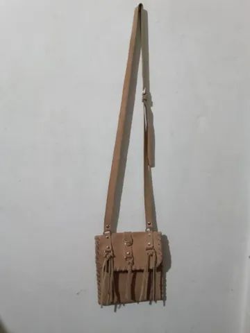 Bolsa transversal feminina de couro legítimo - Foto 2