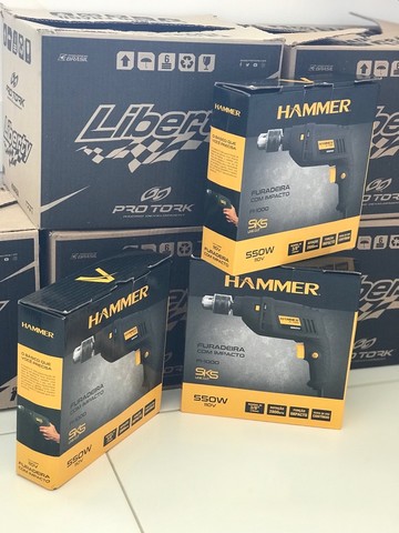 Furadeira Hammer 550w 