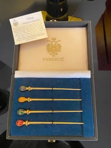 Mexedores de coquetel Faberge - Collection Imperial Egg