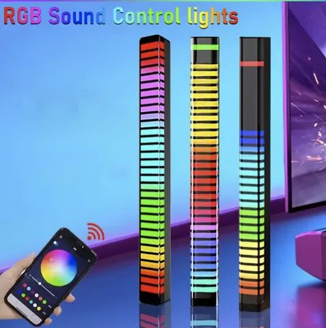 Rgb Led Sound Control Lights 3D 40 Leds