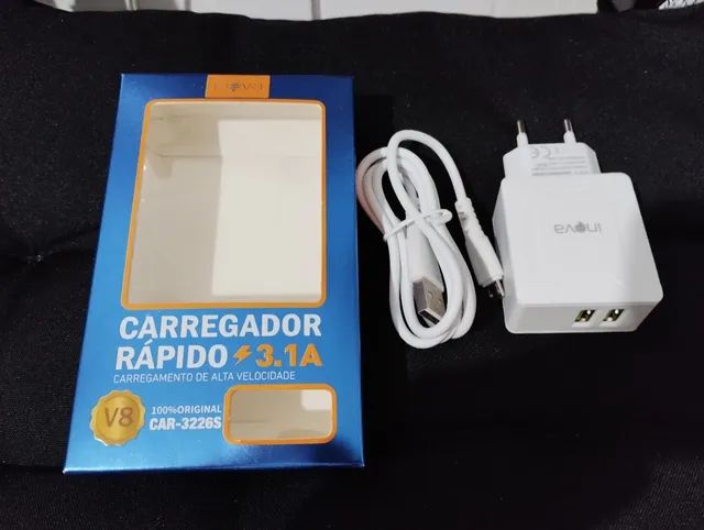 Carregador_Rapido Tipo -V8 2entradas - Foto 3