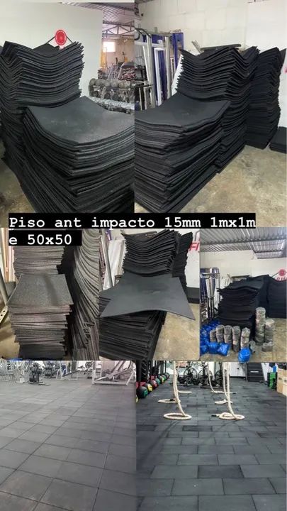 Piso Anti-impacto 15mm 1x1m - 50x50 - Foto 6
