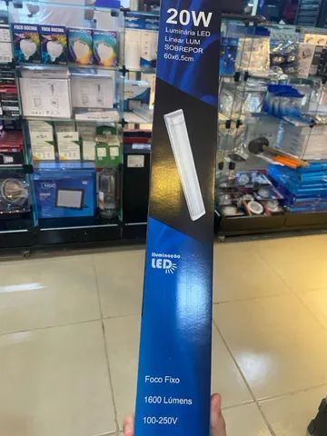 Lâmpada linear 18w 60cm 6500 (loja) 