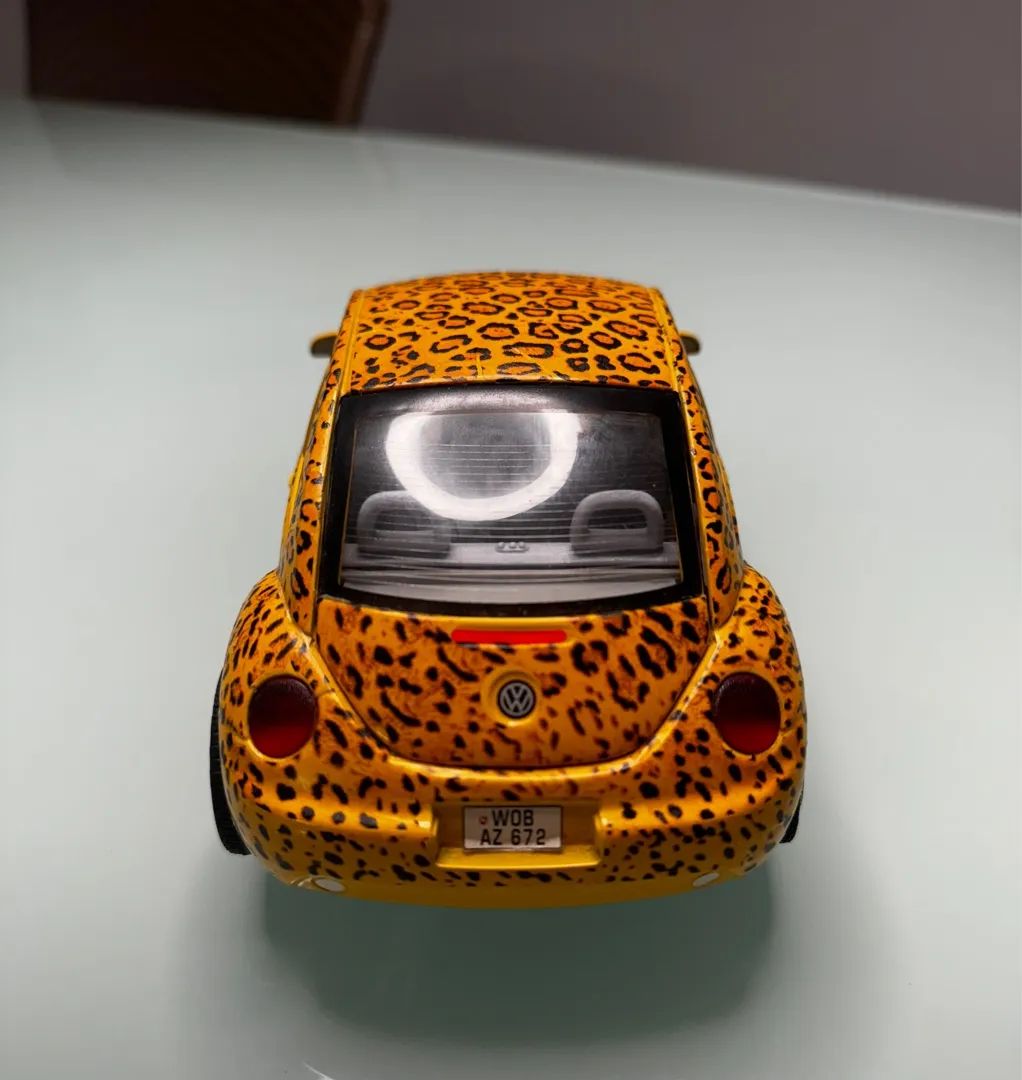 Carro Miniatura - New Beetle Fusca Amarelo - Foto 4