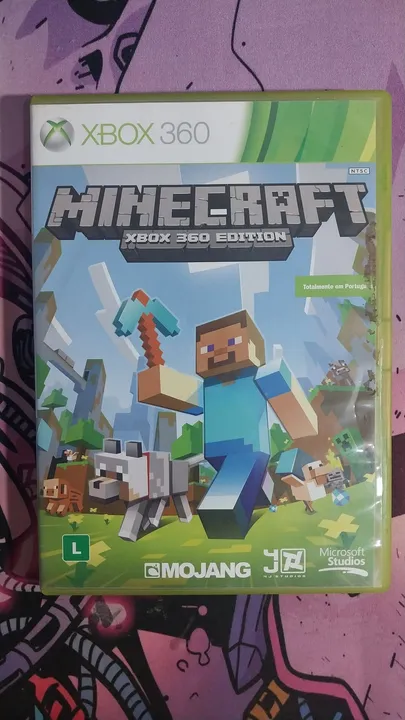 Jogo MINECRAFT XBOX 360 ORIGINAL
