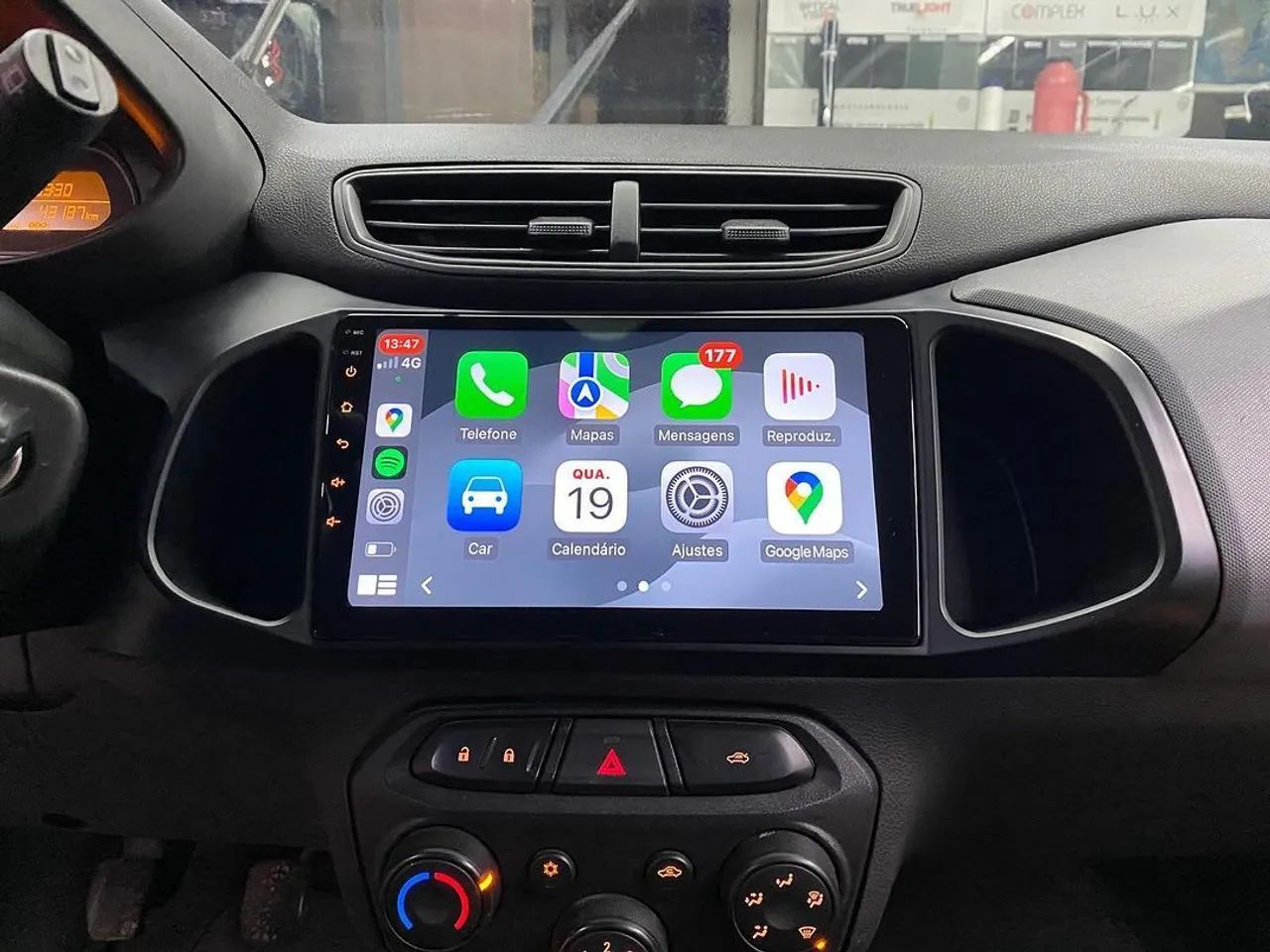 Multimídia 9 polegadas Carplay sem fio Chevrolet Onix cobalt  spin - Foto 2