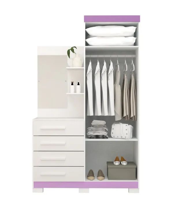 Roupeiro Melissa 100% MDF - ACP Móveis - Foto 6