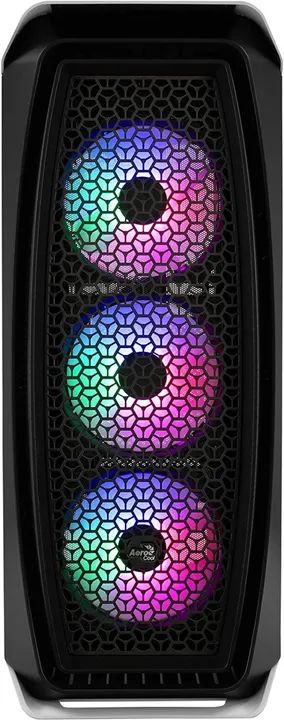 Gabinete Gamer Aerocool Aero One Frost White com 4 Fans Rainbow - WZetta - Foto 2