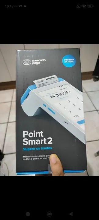 Maquininha de Cartão Point Smart 2 - Mercado Pago
