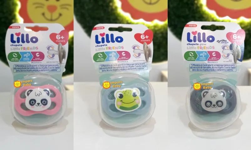 Chupeta Lillo 0-6 Meses e +6 Meses Estampas Diversas  - Foto 3