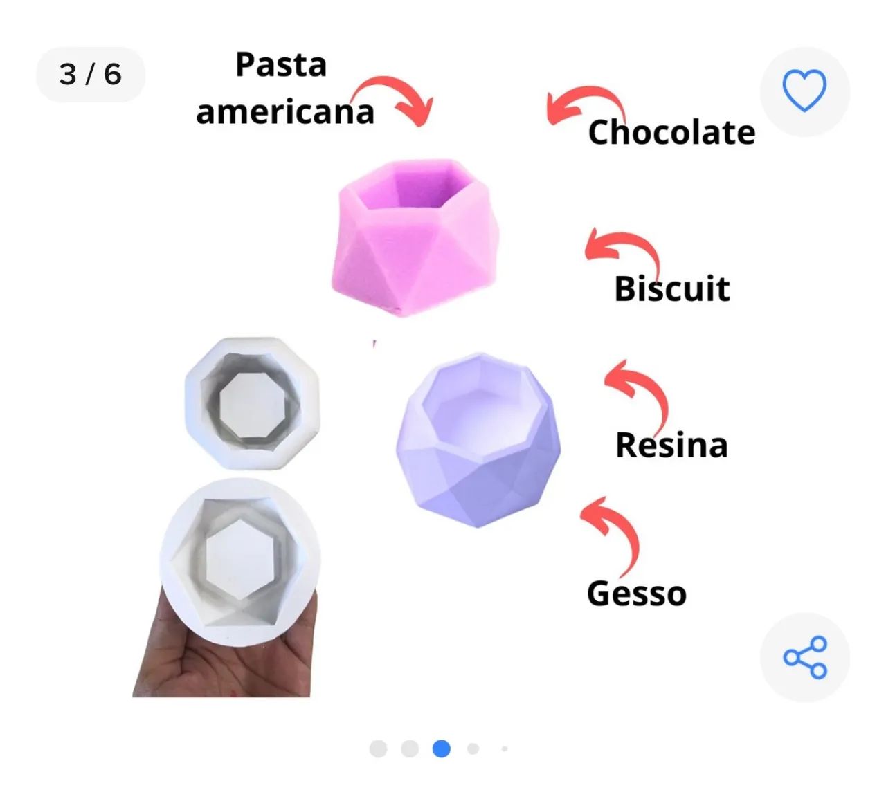 Moldes de silicone  - Foto 5