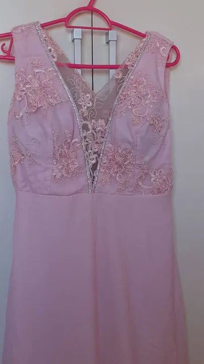 Vestido Social Rosa bebe - Foto 3