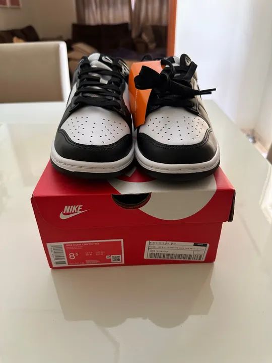 Nike Dunk Low Retro Black/White 2021 tam 40