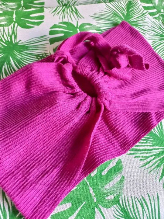 Top multiformas roxo ou rosa tam U - Foto 2