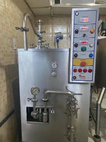 Maquina de Sorvete Continua bomba dupla 300litros/horas MDG - Foto 2