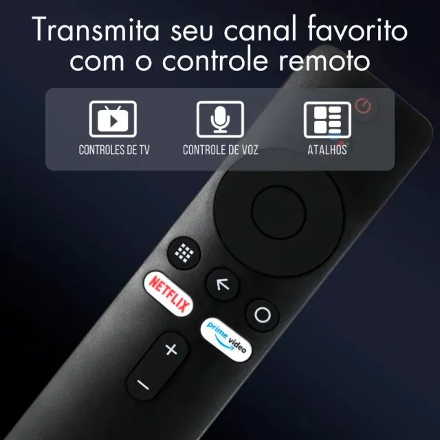 Controle Remoto Bluetooth para Mi Box Stick Xiaomi S Box Função Comando de Voz XMRM-00A - Foto 5