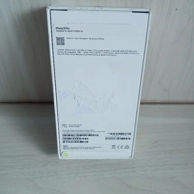Caixa Iphone 15 Pro    Apple  Original  peça de colecionador valorize seu telefone com ela - Foto 5