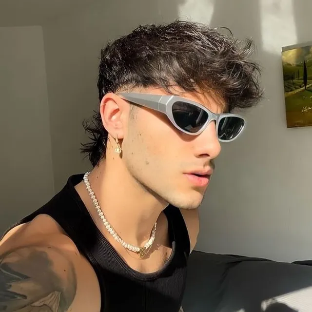óculos de sol Masculino Moda Retangular verão 2024