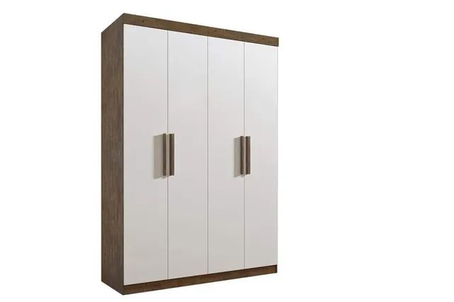 Guarda roupa colibri 4P MDF/MDP SR G10 - Foto 5