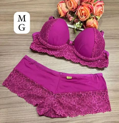 Conjunto lingerie MAYA calcinha e sutiã 