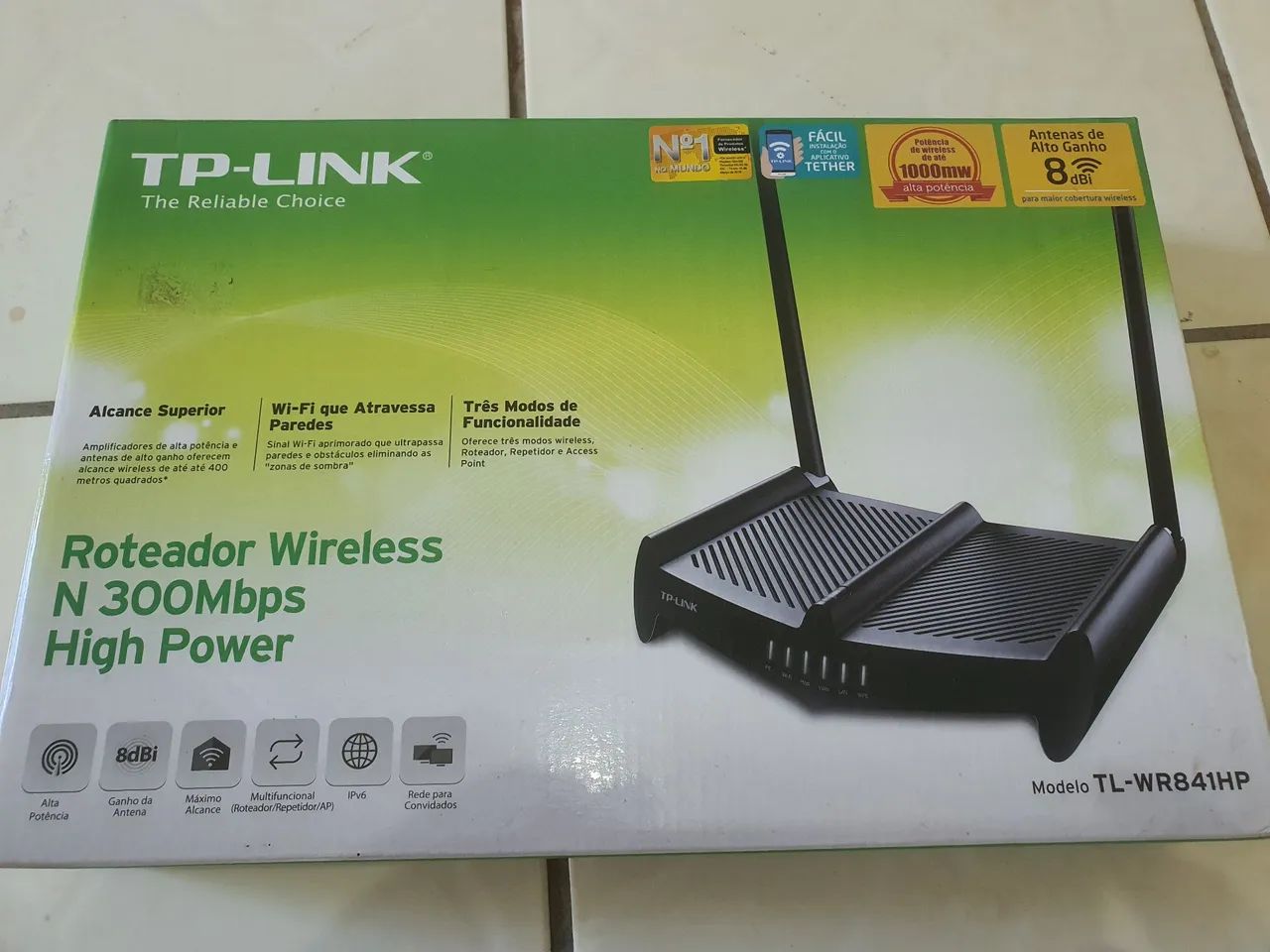 Roteador Wireless TP-Link N 300Mbps High Power