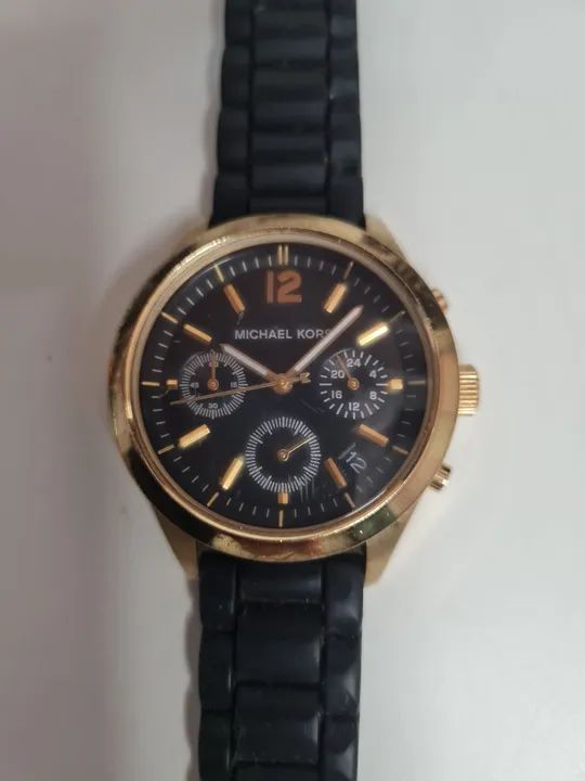 Relógio Michael Kors Jet Black MK5408 - Foto 2