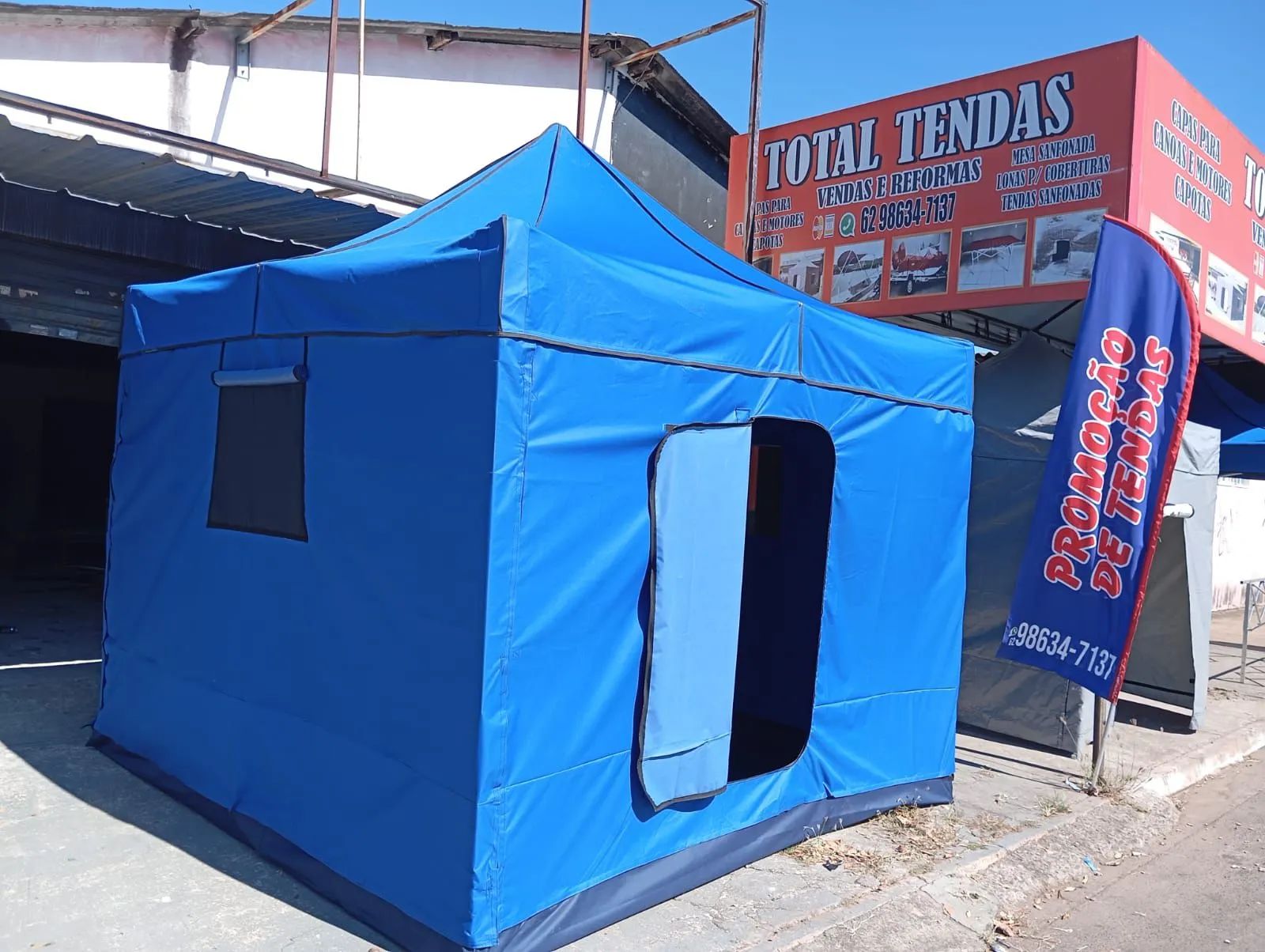 Tenda 3x3 lona impermeável 