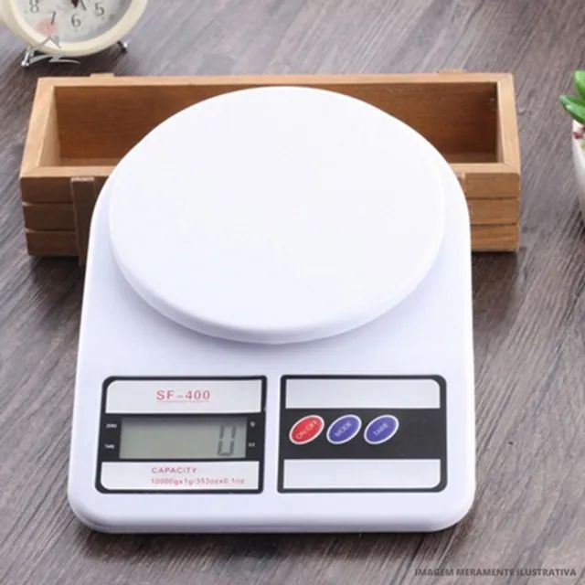 Balança de Cozinha Digital até 10kg (Novo) - Garantia