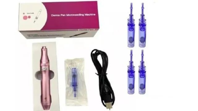 dermapen kit completo novo na embalagem.