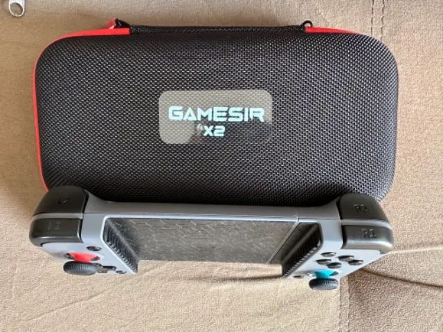 Controle joystick sem fio GameSir X2 Bluetooth preto e cinza - Foto 4