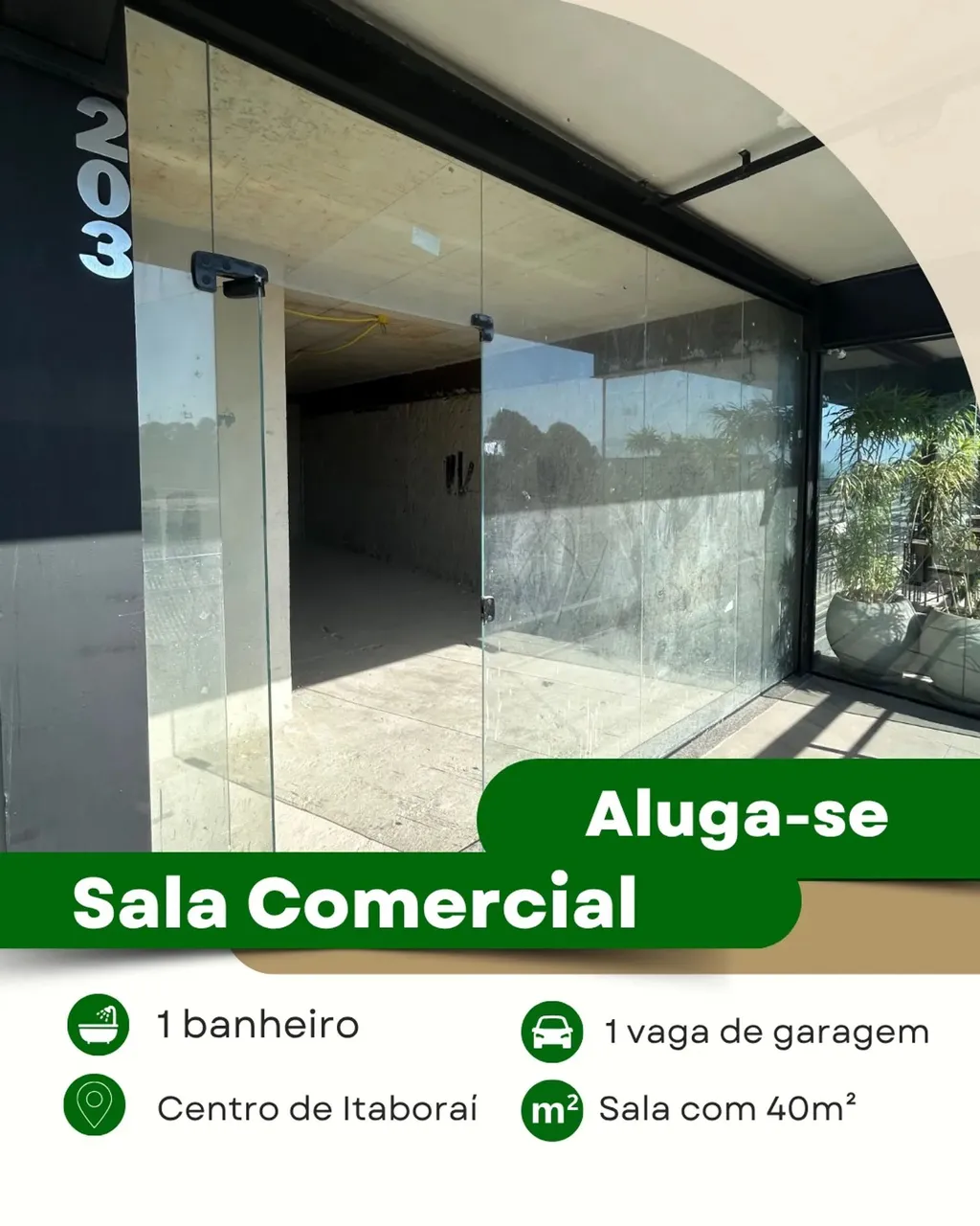ALUGA-SE SALA COMERCIAL - CENTRO DE ITABORAÍ