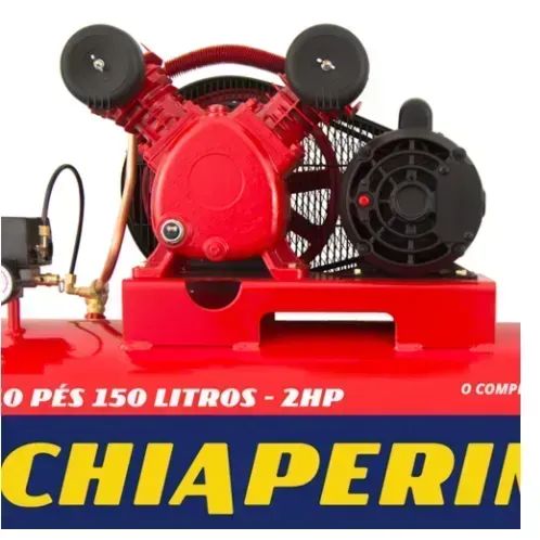 Compressor de ar média pressão 10 pcm 150 litros Chiaperini 10/150 RED - Foto 4