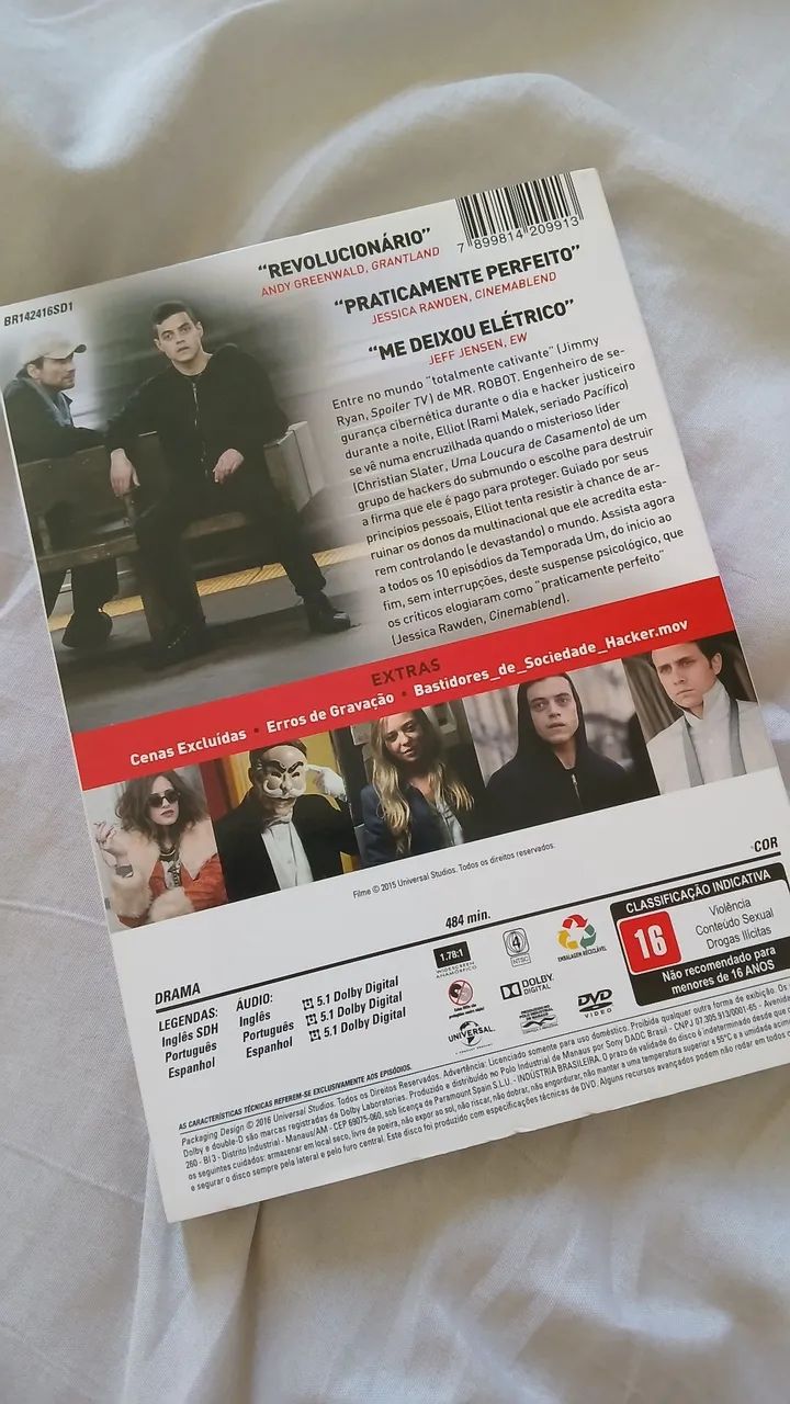 Mr. Robot - Sociedade Hacker - Temporada 1 - DVD - Foto 2