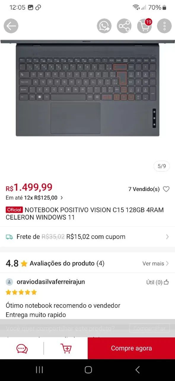 Notebook Gamer com Intel - Foto 5