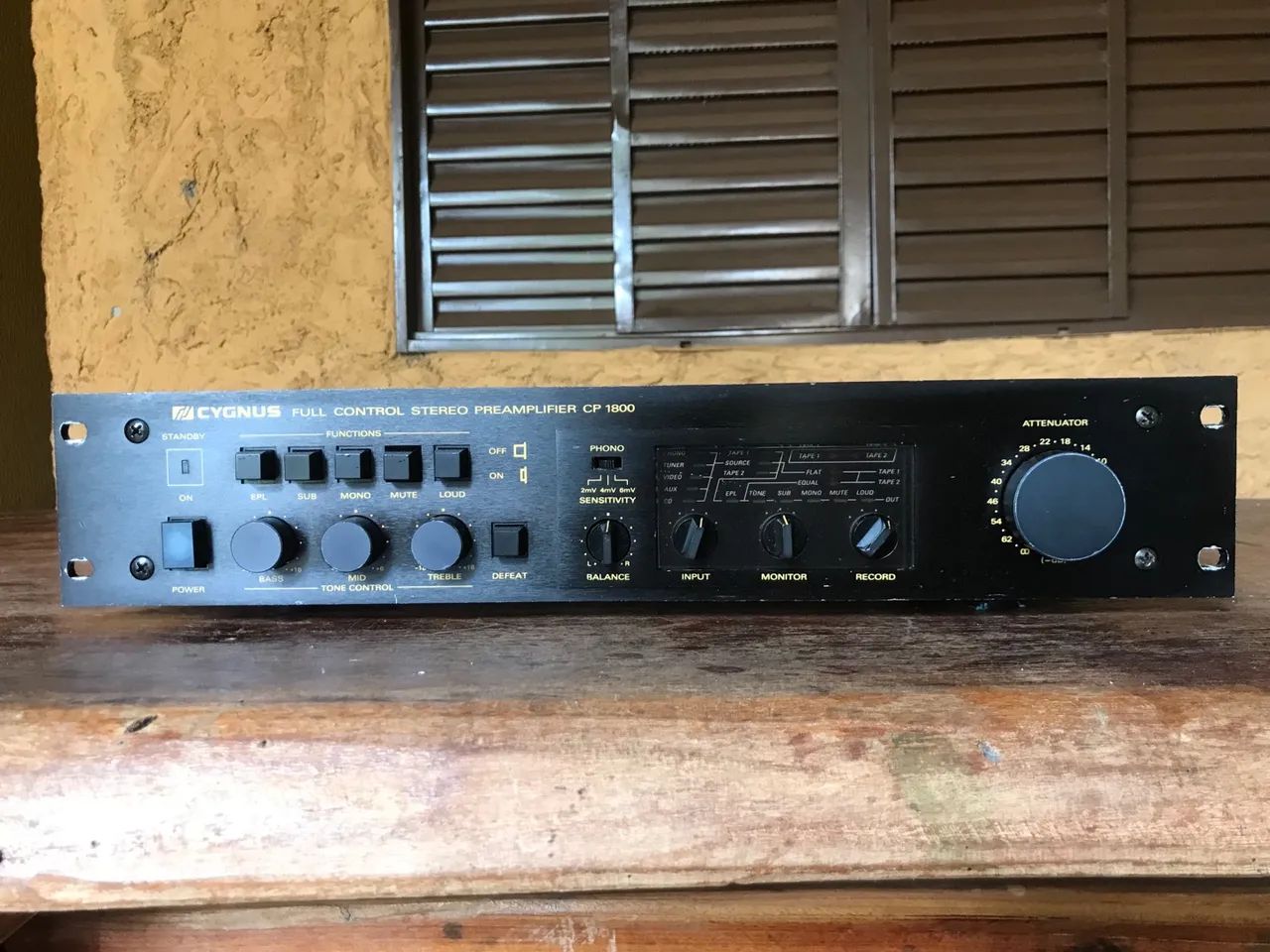 Pré amplificador cp 1800X