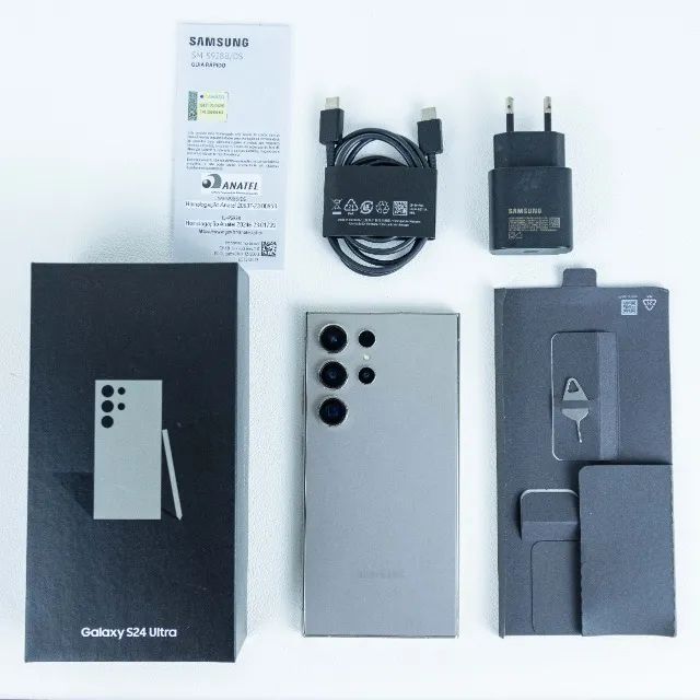 Samsung Galaxy S24 Ultra 512GB 本体と充電器 Samsung Galaxy S24 Ultra 512GB 12GB Ram - Completo com Nota Fiscal