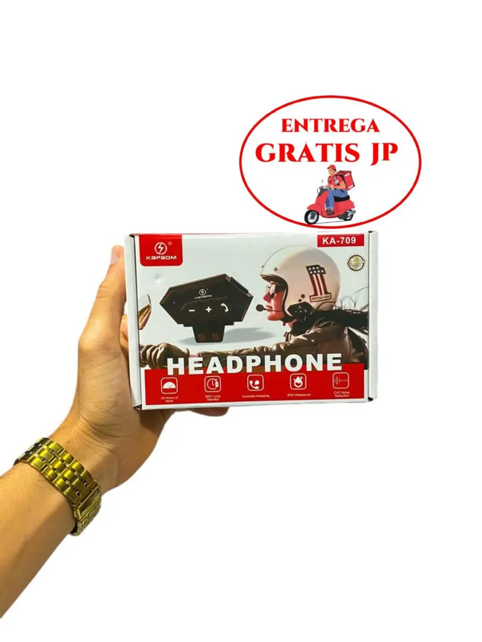 FONE BLUETOOTH DE CAPACETE PARA MOTO