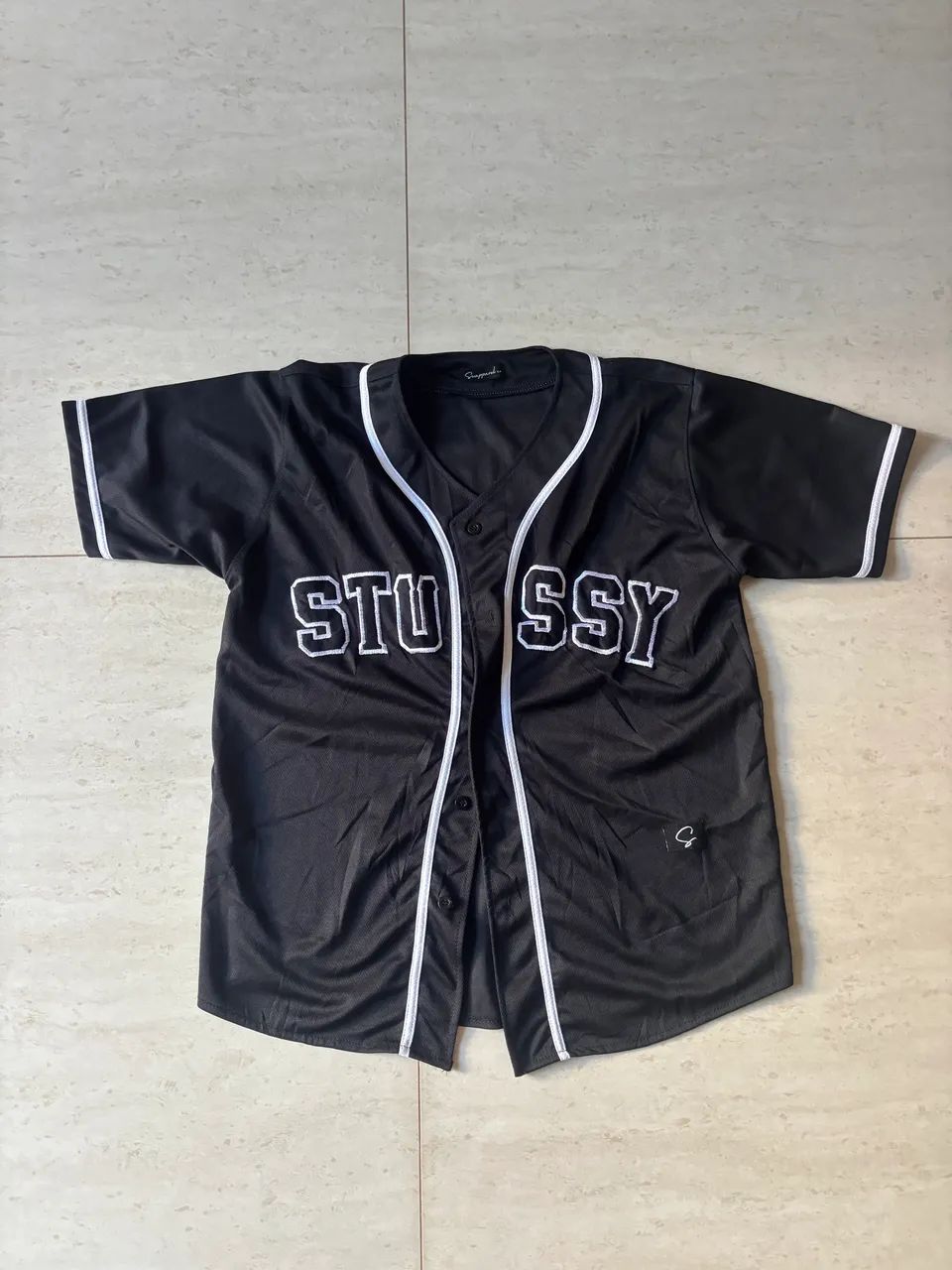 Camisa baseball jersey Stussy
