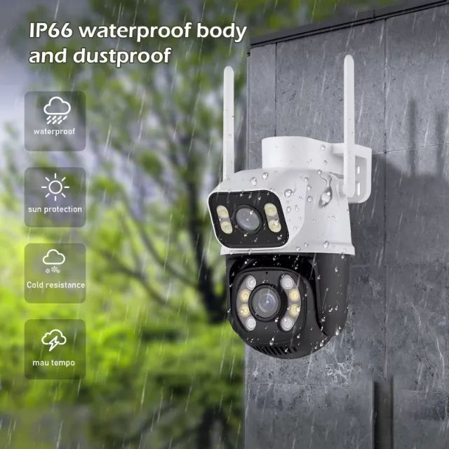 C&acirc;mera de Seguran&ccedil;a 6 MP Wi-Fi Aplicativo ICSEE &Agrave; Prova D?&aacute;gua Monitoramento  Vis&atilde;o Noturna - Seguran&ccedil;a Residencial - Jardim Am&eacute;lia, Pinhais 1374137765 |  OLX