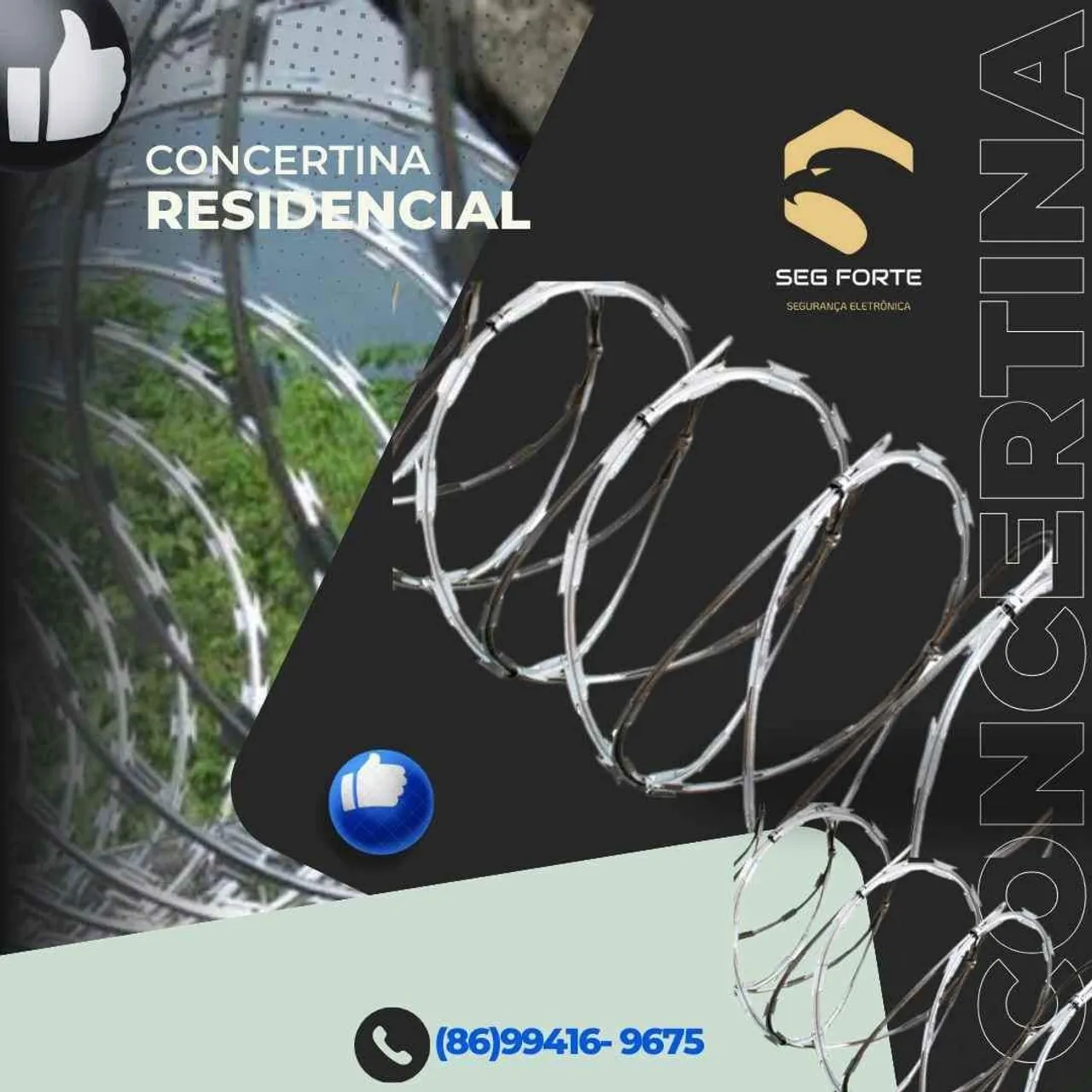 Concertina para Segurança Residencial - Seg Forte