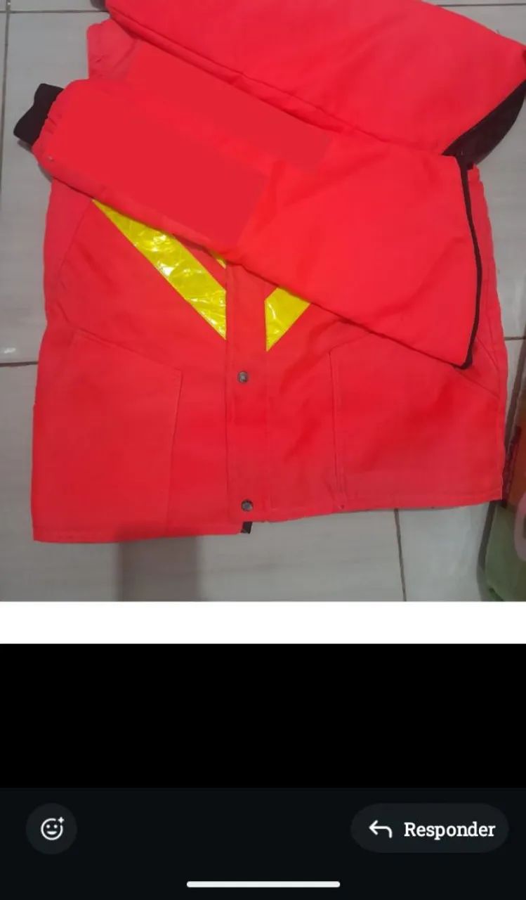 Colete Reflexivo Vermelho Para Motoboy  - Foto 2