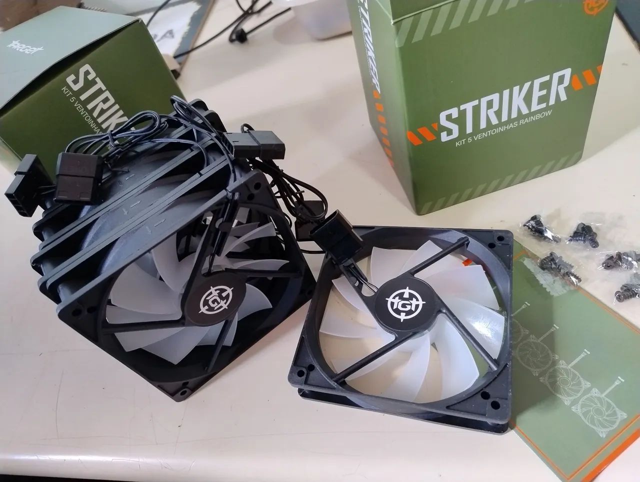 Kit 5 Fans TGT Strike, novo! - Foto 2