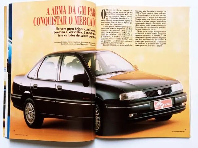Revista Quatro Rodas - Ford F1000 4x4, Vectra CD 1994, Gol CL AP x AE - Foto 4