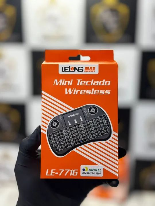 Controle universal mini teclado para TV boxe - Foto 3