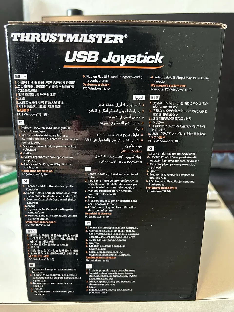 Joystick Thrustmaster USB PC Preto64318614078083125