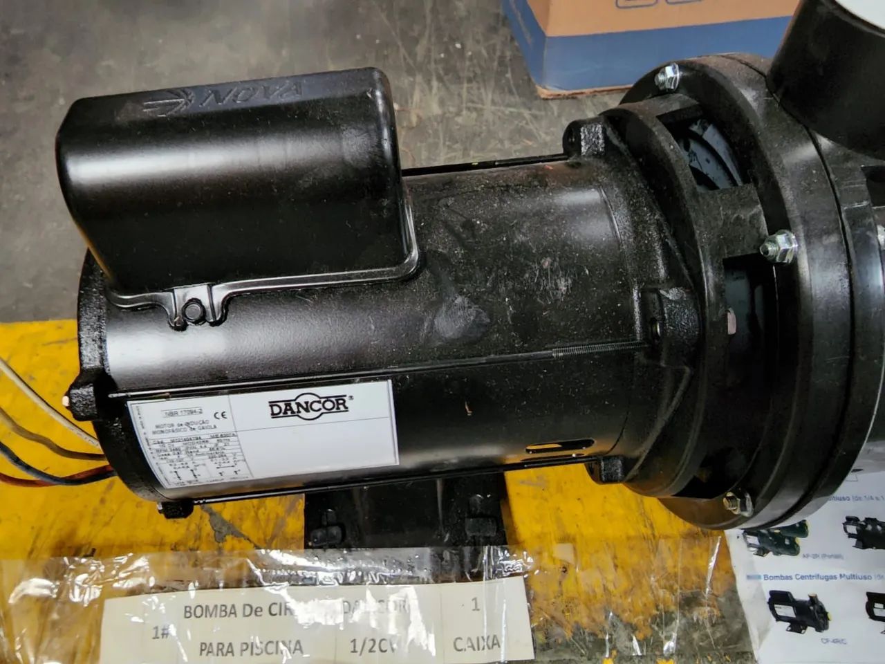 Bomba para piscina Dancor 1/2cv - Nova - Foto 2
