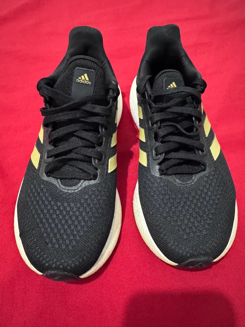 Ultraboost TÃªnis Adidas Preto Com Dourado Tenis Adidas Preto Com