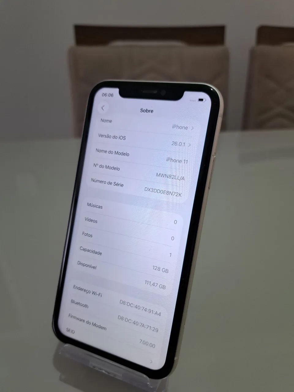 Iphone 11 branco 128gb. - Celulares e Smartphones - Xaxim