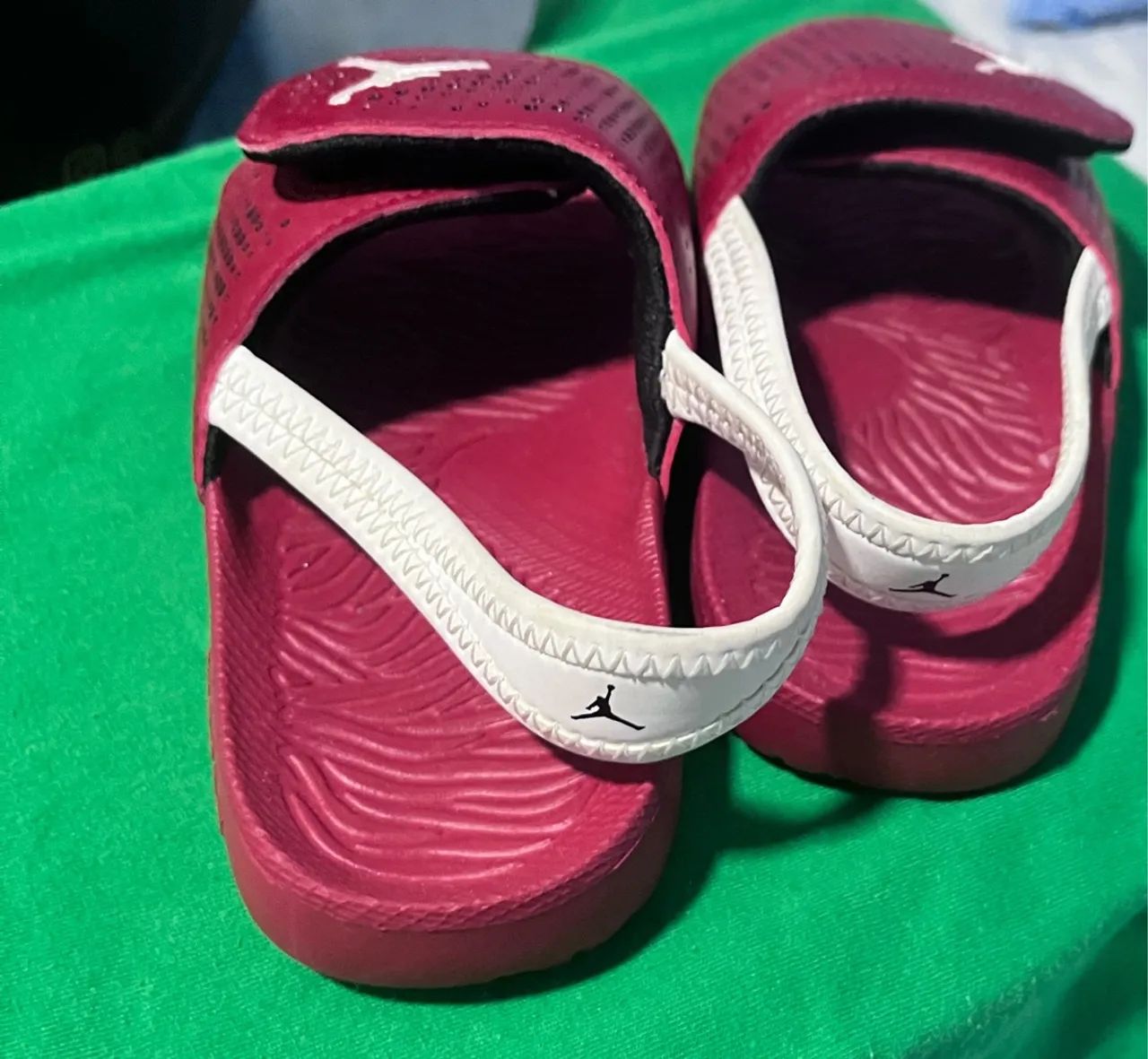 Chinelo  Nike Jordan Infantil - Vermelhas - Foto 2