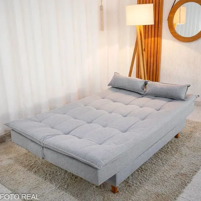 Sofá Cama Premium Linho  1.80m  -   Pronta Entrega! - Foto 4